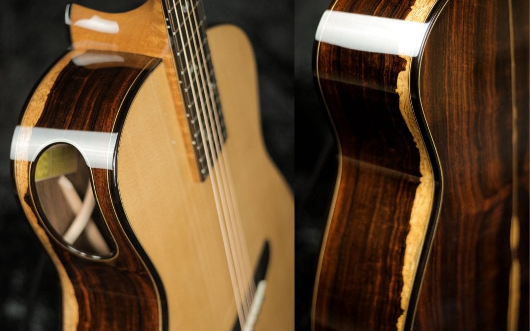 Fanned Fret Steel String Acoustic Guitar